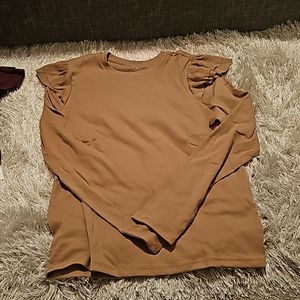 Gap ruffle sleeve top